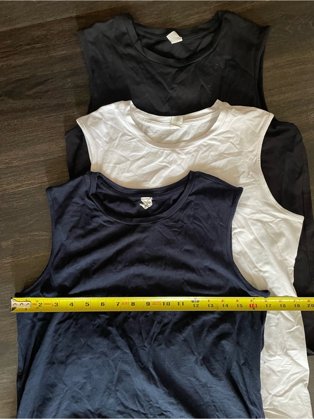 Like new Lululemon Organic Cotton Tank Top bundle of 3 - Classic Solids - Picture 2 of 6